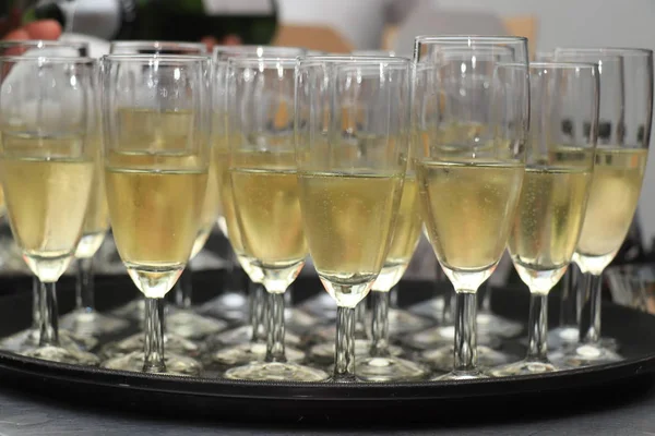 Glas champagne — Stockfoto