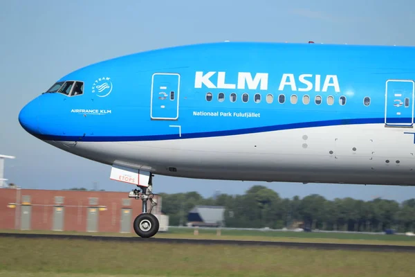Amsterdam Paesi Bassi - 24 maggio 2019: PH-BVB KLM Royal Dutch Airlines Boeing 777-300 — Foto Stock