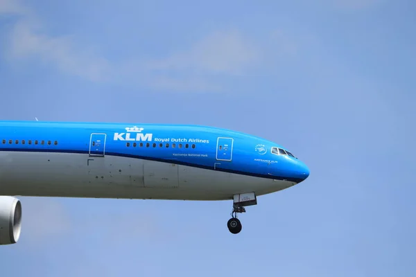 Amsterdam, the Netherlands - July 21st 2019: PH-BVO KLM Royal Dutch Airlines Boeing 777-300 — Stock Photo, Image