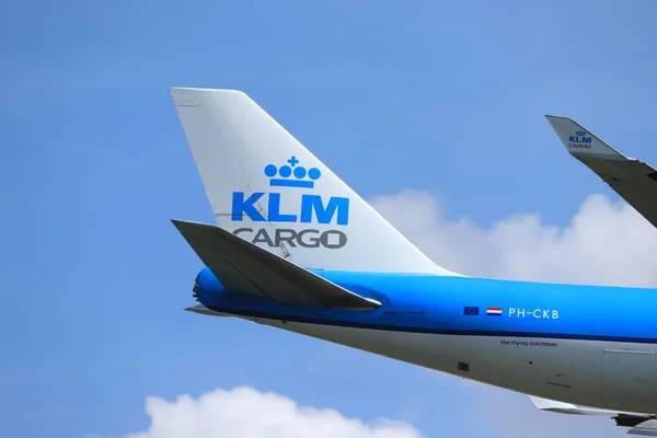 Amsterdam, Nederland-21 juli 2019: pH-Ckb KLM Royal Dutch Airlines Boeing 747-400F — Stockfoto