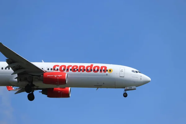 Amsterdam, Nederland-21 juli 2019: pH-CDE Corendon Dutch Airlines Boeing 737-800 — Stockfoto