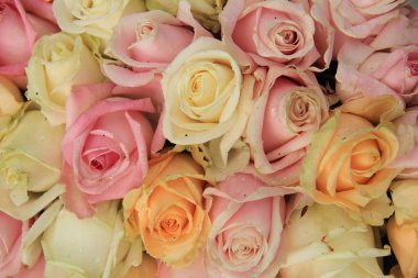 pastel gül düğün düzenleme