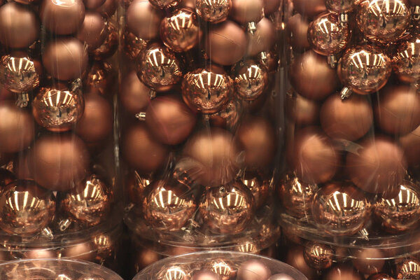 Bronze Christmas decorations