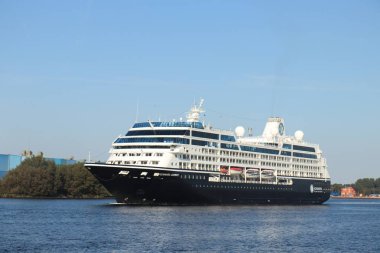 Velsen, Hollanda 24 Ağustos 2019: Azamara Yolculuğu