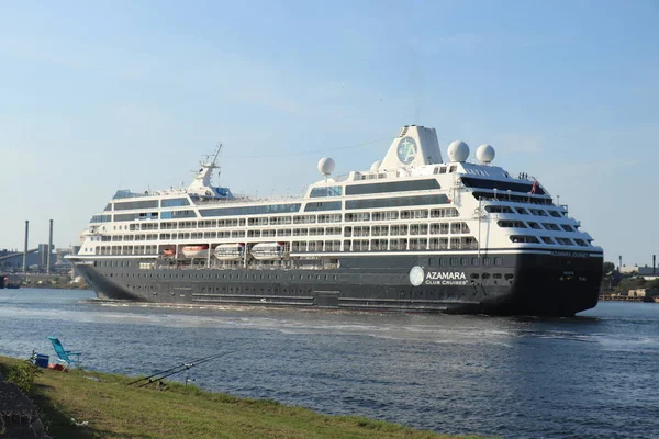 Velsen, Nederländerna 24 augusti, 2019: Azamara Journey — Stockfoto