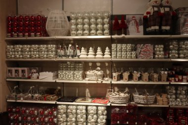 Cruquius, Hollanda - 26 Ekim 2018: Noel süslemeleri