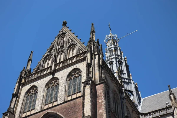 Haarlem, the Netherlands - July 8th 2018: Saint Bavo Church — Stock Photo, Image