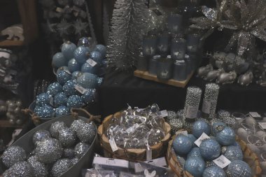 Cruquius, Hollanda - 26 Ekim 2018: Noel süslemeleri