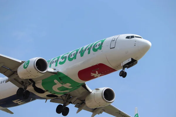 Amsterdam Nederländerna - 22 juli 2018: Ph-Hsk Transavia Boeing 737-800 — Stockfoto