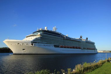 Velsen, Hollanda - 6 Ağustos 2016: Ünlü siluet