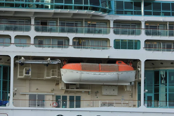 Velsen, The Netherlands - June 3rd 2017: Vision of the Seas safety or tender vessels — Stock Photo, Image