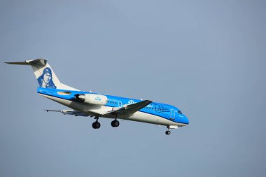 Amsterdam Hollanda - 7 Temmuz 2017: Ph-Kzu KIM Cityhopper