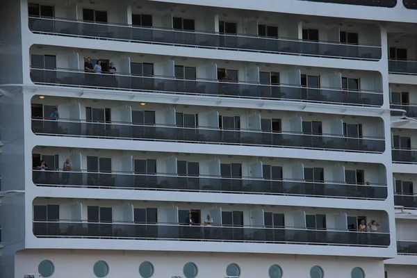 IJmuiden, Nederländerna-10 september, 2016: MSC Splendida detalj — Stockfoto