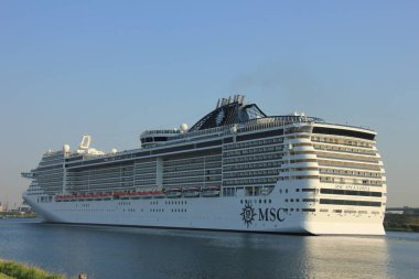 Velsen, Hollanda - 2 Temmuz 2015: Msc Splendida