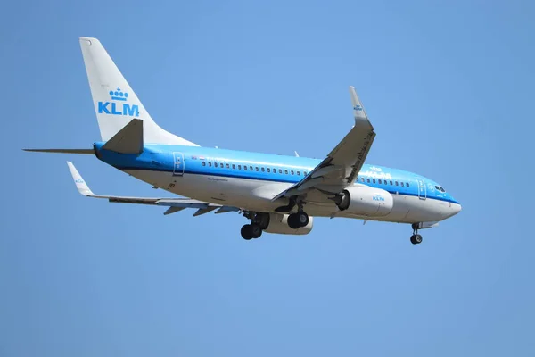 Amsterdam Holandia Sierpnia 2020 Bgw Klm Royal Dutch Airlines Boeing — Zdjęcie stockowe