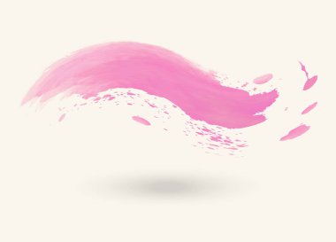 Sulu boya pembe dalga öğe arka plan metin için yer ile. vektör çizim.