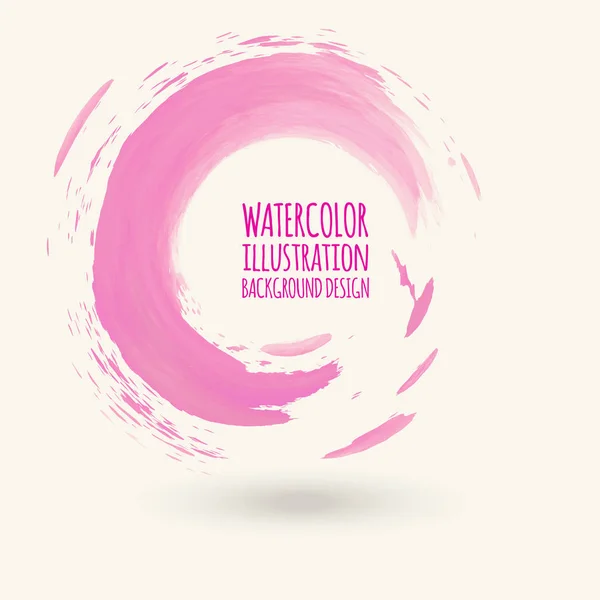 Plantilla Diseño Logotipo Infinito Círculo Abstracto Elemento Icono Redondo Rosa — Vector de stock