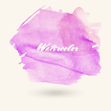 Soyut izole kırmızı vektör sulu boya lekesi. Grunge öğe kağıt tasarımı için