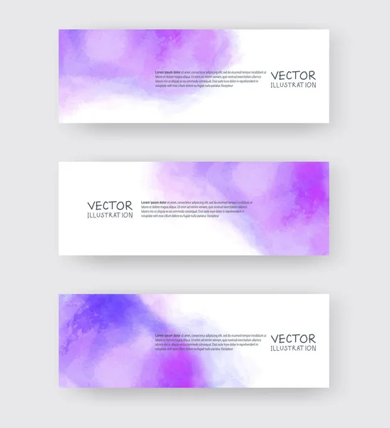 Vector Banner Formas Coleção Isolada Fundo Branco Conjunto Pinceladas Abstratas — Vetor de Stock