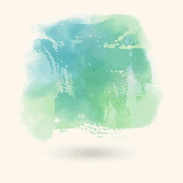 Fond aquarelle vert — Image vectorielle