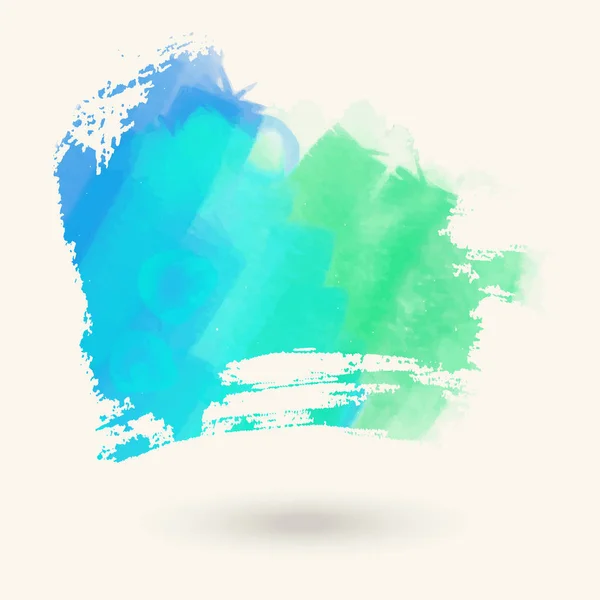 Fond aquarelle vert — Image vectorielle
