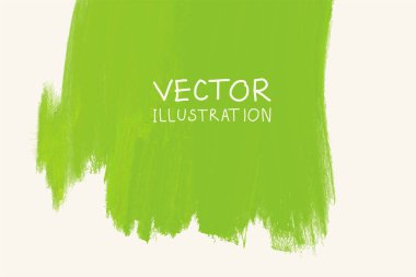 İş tasarım şablonları. Yeşil Boyalı Özgeçmişli Broşür. Soyut Modern Dekorasyon. Vektör İllüstrasyonu.