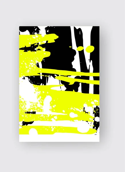 Poster luminoso vettore fresco con elementi colorati astratti . — Vettoriale Stock