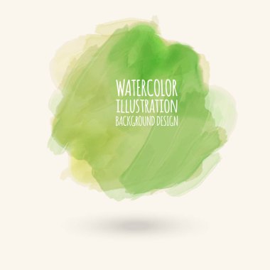 Beyaz arka plan üzerinde soyut suluboya. vektör illüstrasyon