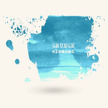 Beyaz arka plan üzerinde soyut suluboya leke. vektör illüstrasyon.