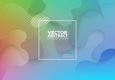 Degrade tasarımı kapsar. Soyut vektör illüstrasyon. eps10