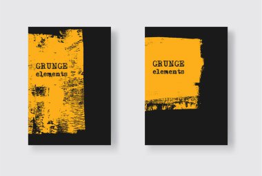 Beyaz arka planda renkli fırça darbesi pankartı. Japon tarzı. Grunge lekelerinin vektör illüstrasyonu