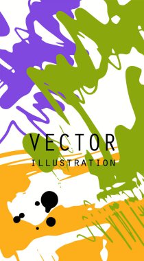 Sanatsal yaratıcı evrensel kartlar. El yapımı kumaşlar. Poster, kart, pankart, broşür, broşür, ilanlar için tasarım.