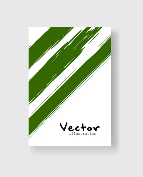 Bannières Abstraites Encre Avec Effet Grunge Illustration Vectorielle — Image vectorielle