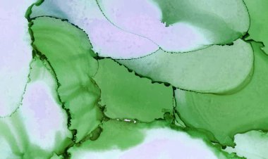 Alkol mürekkebi vektör dokusu pankartı. Akışkan mürekkep soyut arkaplan. Tasarımınız için sanat öğesi çizimi.