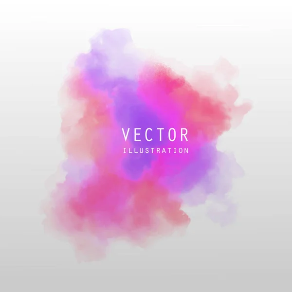 Абстрактный Векторный Акварель Цветная Иллюстрация — стоковый вектор