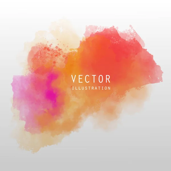 Vetor Abstrato Fundo Aquarela Ilustração Cor Arte — Vetor de Stock