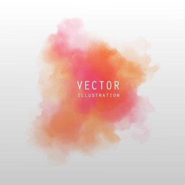 Soyut vektör suluboya arkaplan. Resim rengi illüstrasyonu.