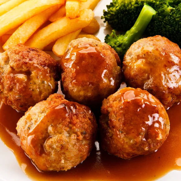 Boulettes Croustilles Légumes Rôtis — Photo