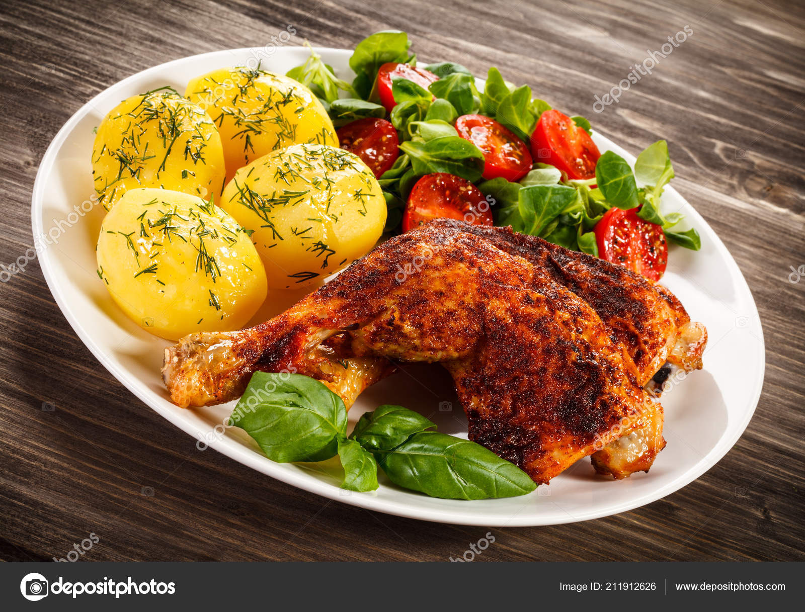 muslos de pollo asado al horno con verduras muslos de pollo asado al horno con verduras