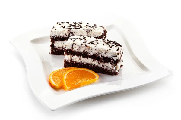 Gâteau Chocolat Aux Oranges — Photo