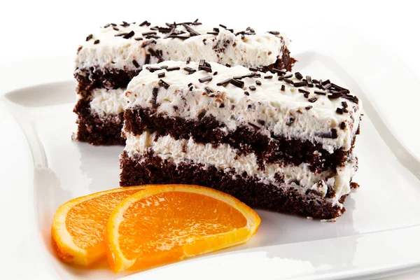 Ciasto Czekoladowe Pomarańczy — Zdjęcie stockowe
