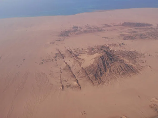 Γραφική Θέα Αμμώδεις Βουνά Στην Αίγυπτο — Φωτογραφία Αρχείου
