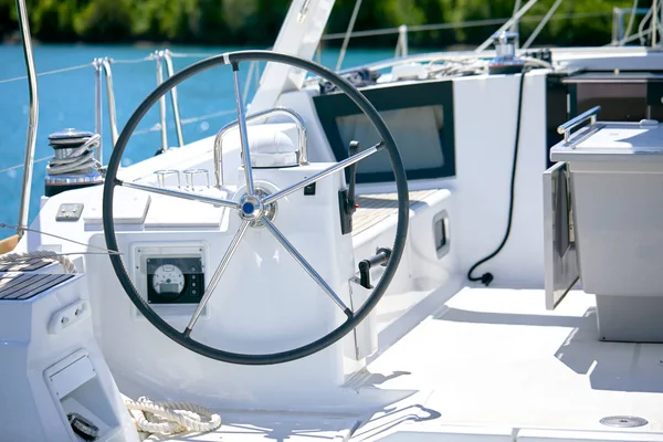Cabina Yacht Lusso Concetto Viaggio — Foto Stock