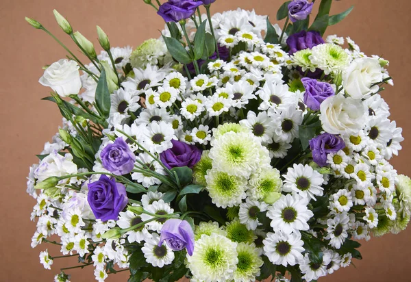 Vackra Blommor Bukett Alla Hjärtans Dag Koncept — Stockfoto