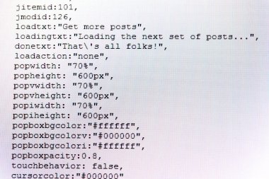 programming code abstract screen of software developer, computer script concept 