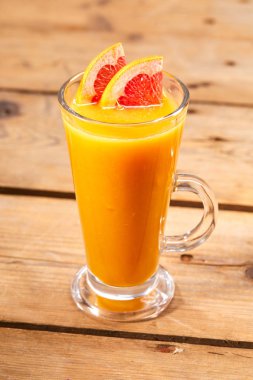 Lezzetli kış içki ile meyve, yakın çekim  