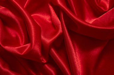 Lüks kırmızı saten kumaş arka plan için davetiye pürüzsüz 