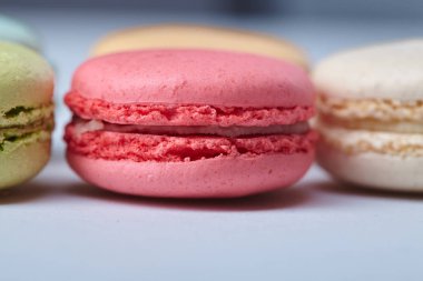 Renkli lezzetli macaroons