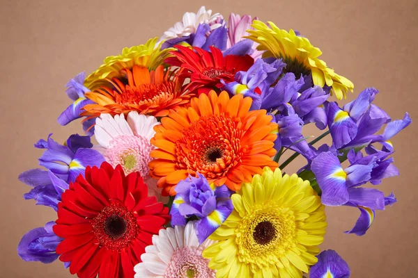 Příjemné Aroma Květin Béžové Pozadí Detail — Stock fotografie