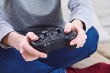 oyun çubuğu denetleyicileri süre iskambil video spor evde tutan adam